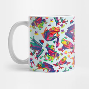 Rainbow Tree Frogs Mug